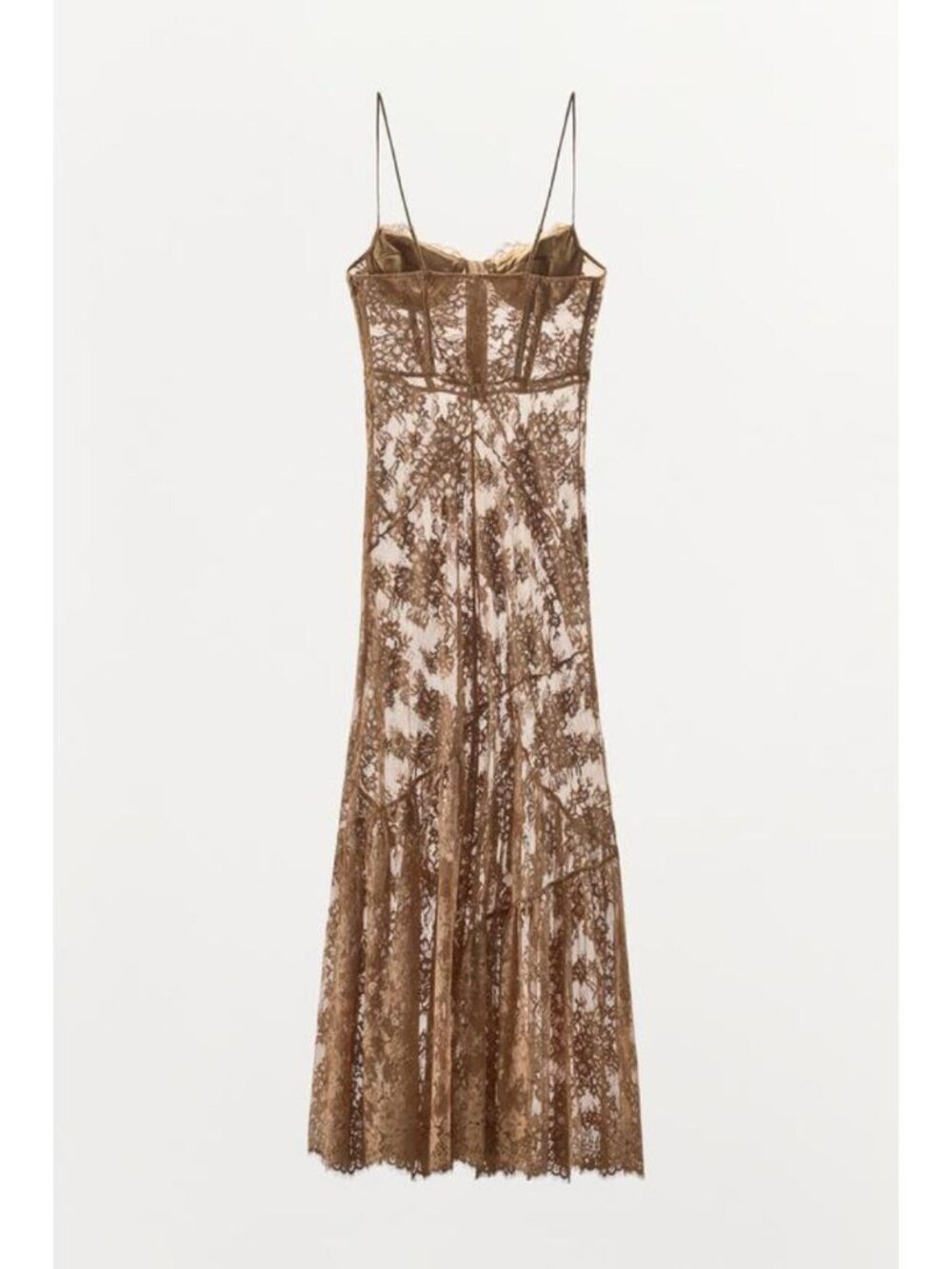 ZARA RING-DETAIL LACE STRAPPY DRESS 1758/151/745 - Picture 4 of 5